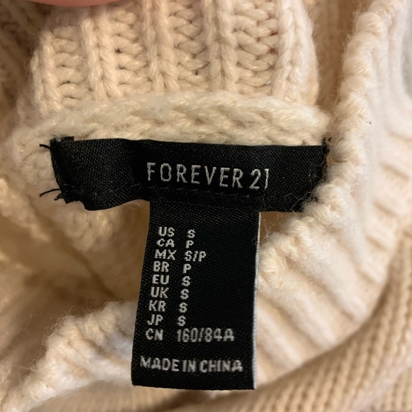 Forever21 Crop Top Turtleneck Sweater - Picture 6 of 6